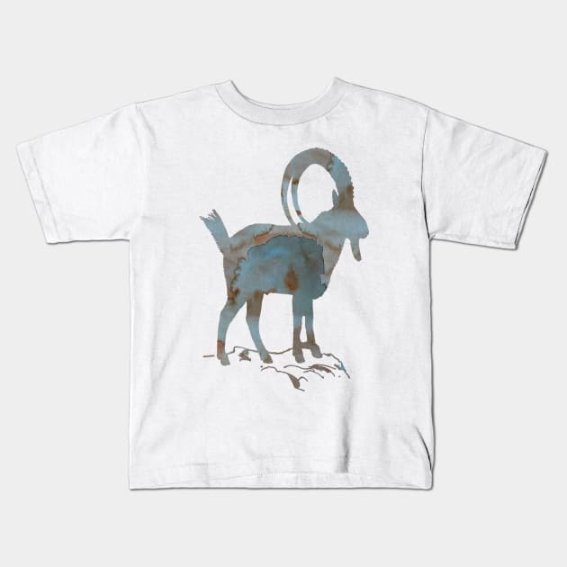 Ibex Kids T-Shirt by BittenByErmines